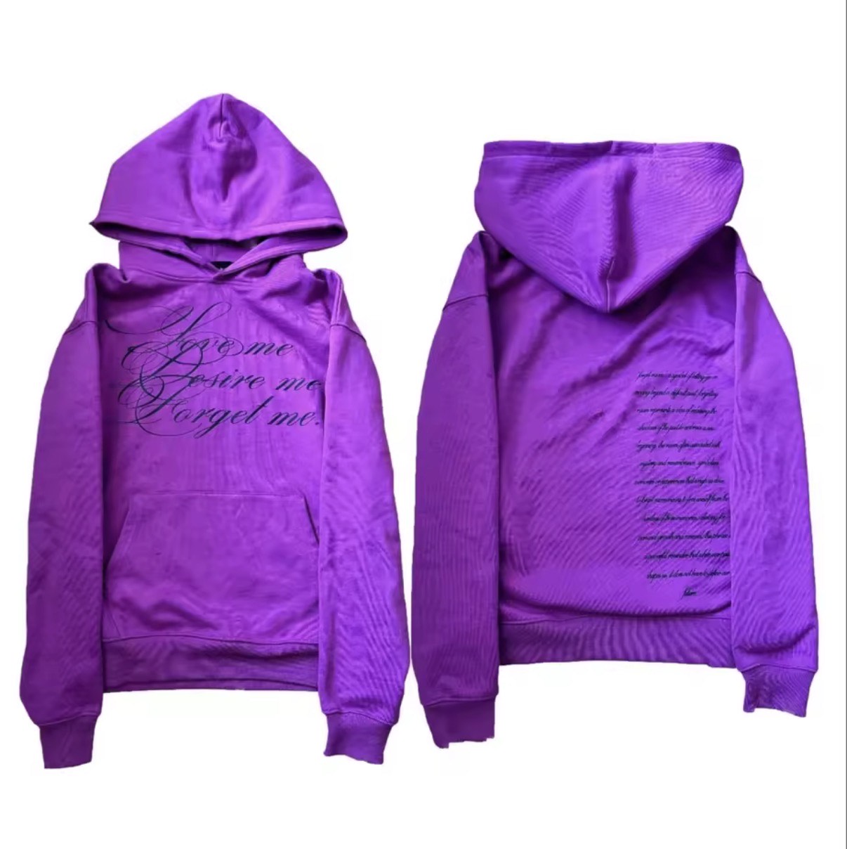 Void "Love me, Desire me, Forget me" Archive Vintage Hoodie