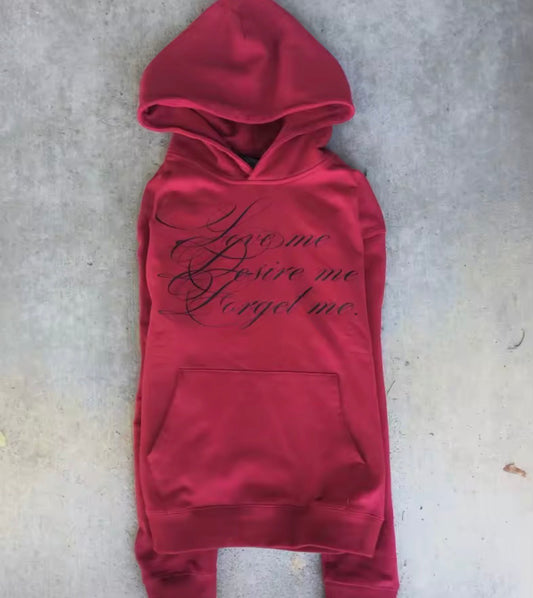 Void "Love me, Desire me, Forget me" Archive Vintage Hoodie