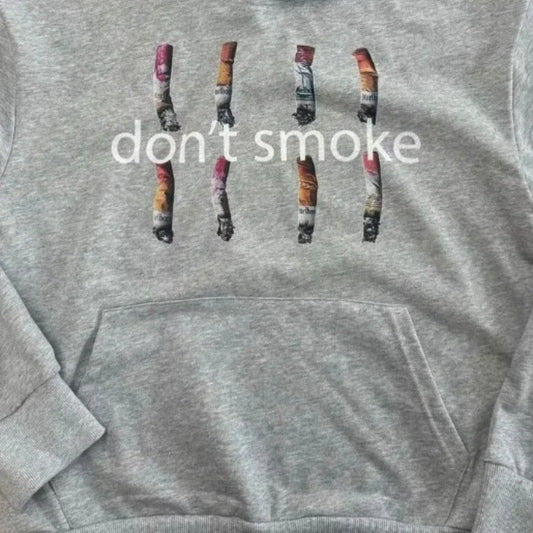 Void "don't smoke" Archive Vintage Hoodie