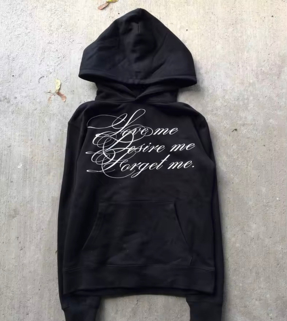 Void "Love me, Desire me, Forget me" Archive Vintage Hoodie