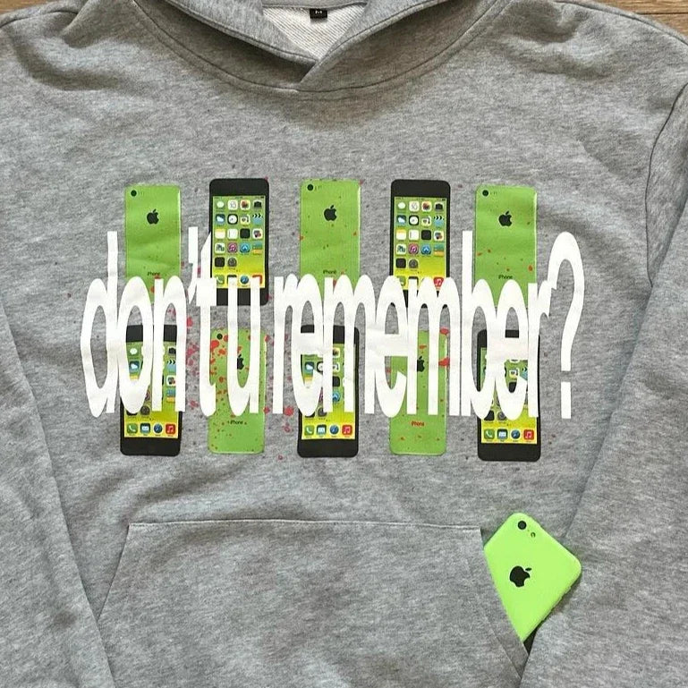 Void "don't u remember?" Archive Vintage Hoodie